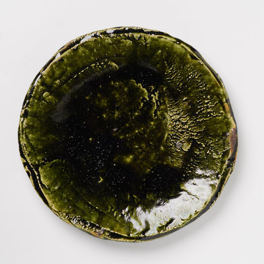 Takuya Kanamoto Oribe Glaze Round Plate