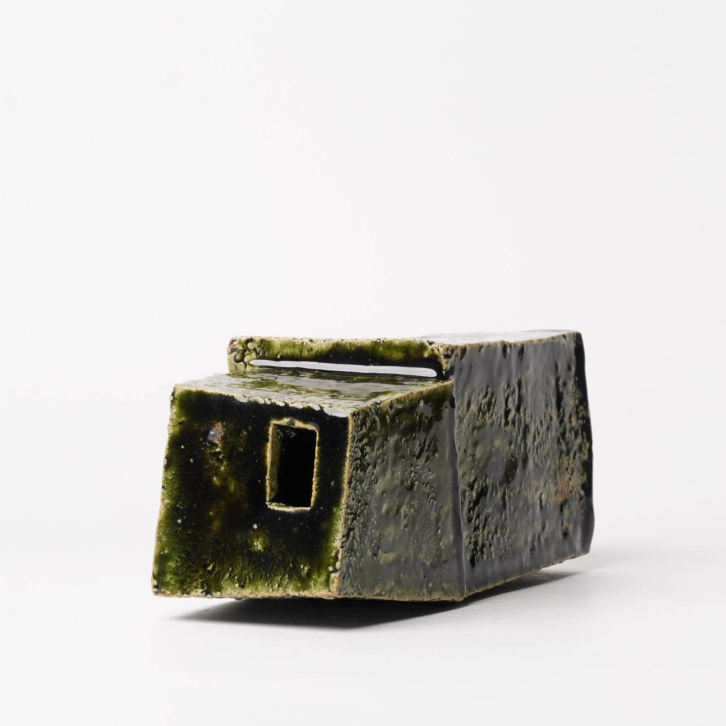 Takuya Kanamoto Oribe Glaze Flower Vase