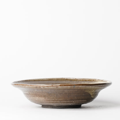 Takeryo Kawaguchi Rim Bowl Ash Glaze