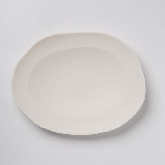 Hands of Mino Exhibition Yoichi Shiraishi Oval Plate