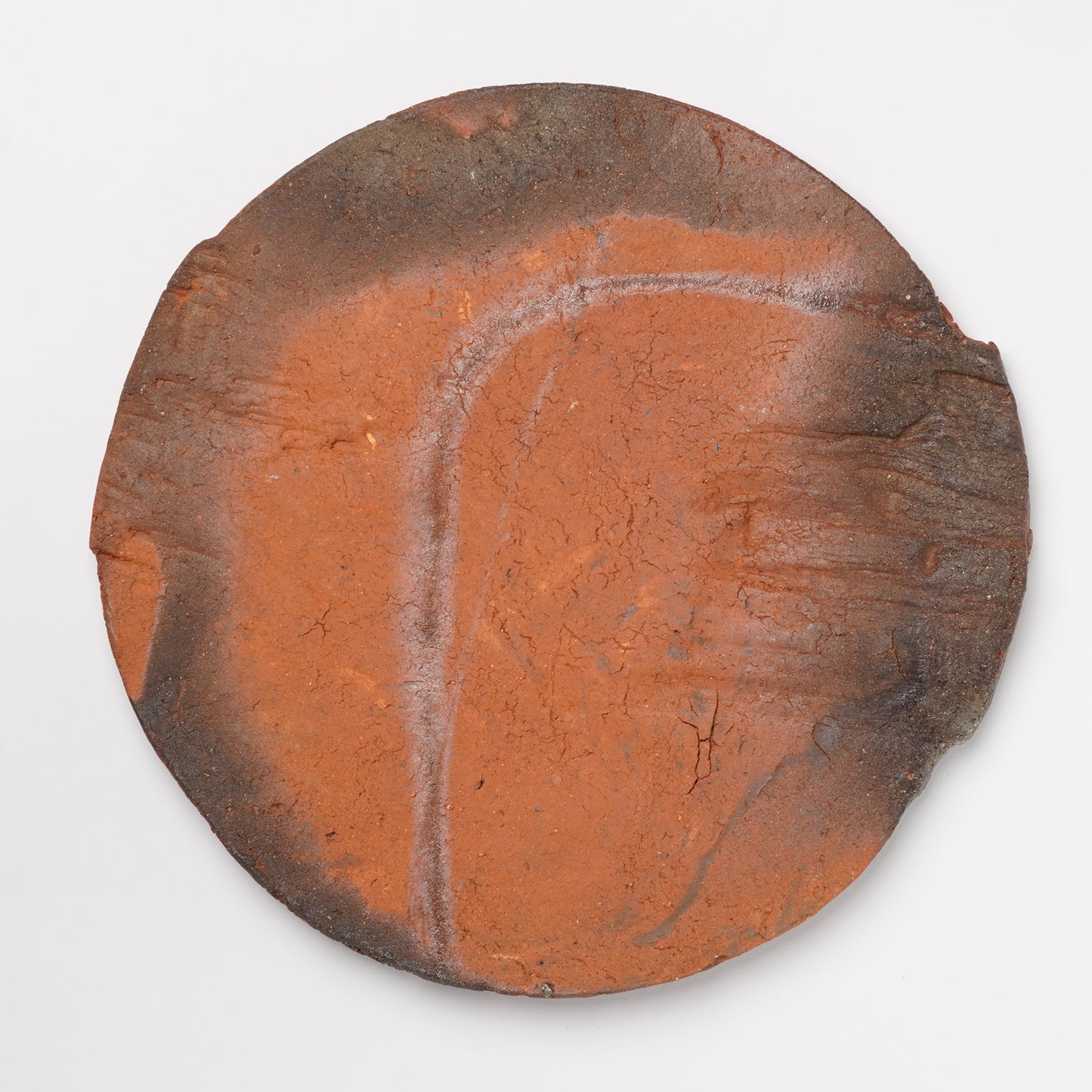 Ichiro Mori Large Plate Bizen Woodfired