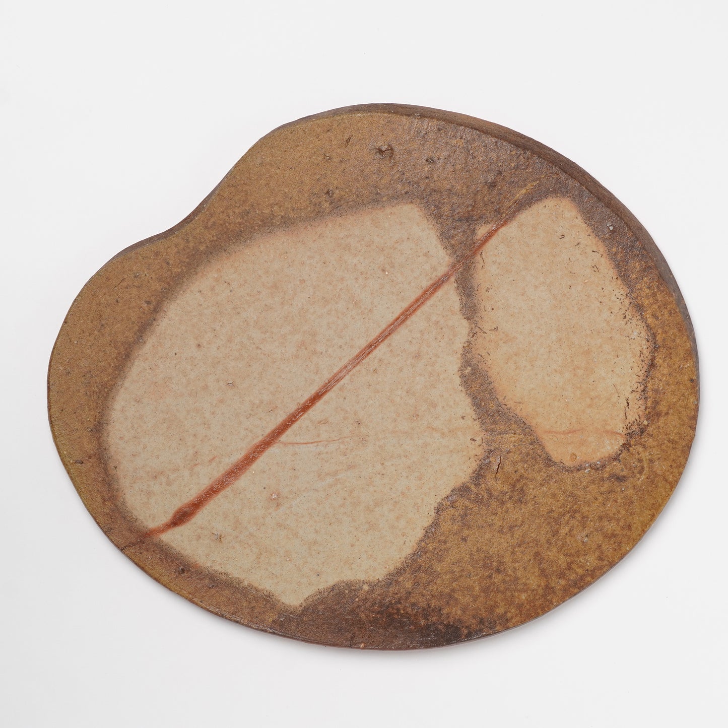 Ichiro Mori Large Plate Bizen Woodfired