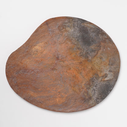 Ichiro Mori Large Plate Bizen Woodfired