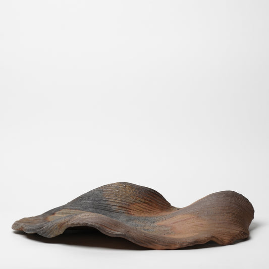 Ichiro Mori Extra Large Plate Bizen Woodfired
