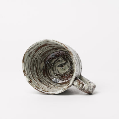 Nakagawa Jinenbogama Karatsu Wood fired Hakeme Mug