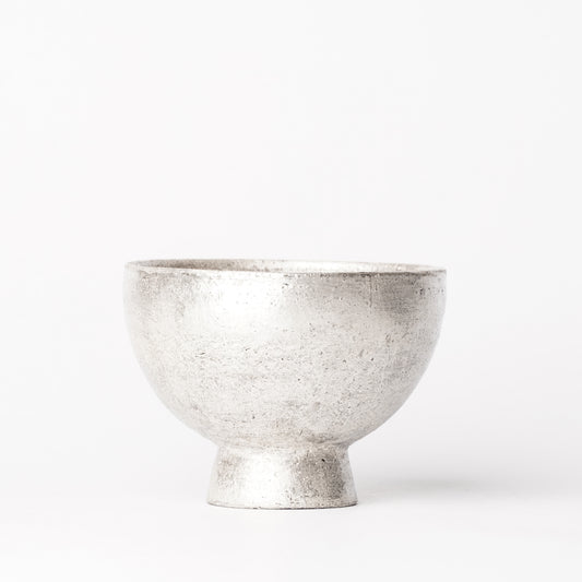 FurukawaGengo Matcha Bowl Rice Bowl Silver