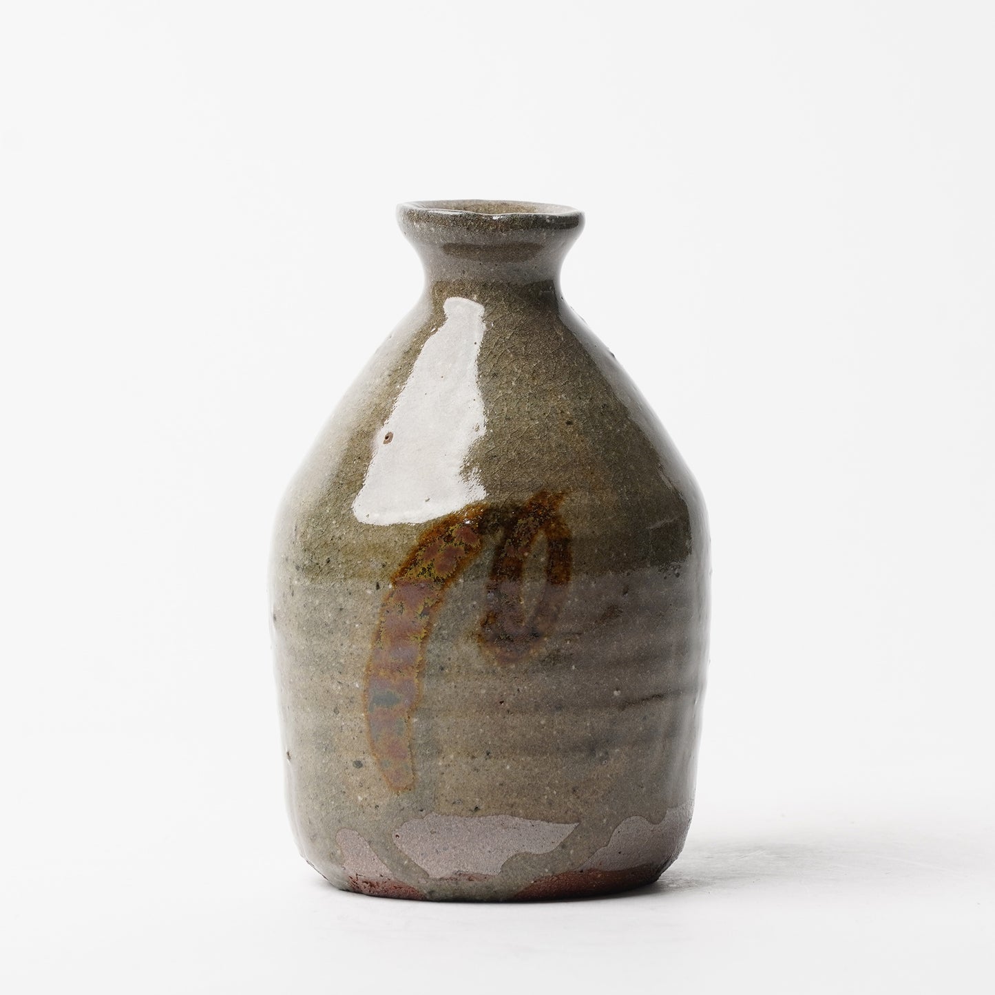 Nakagawa Jinenbogama E-Karatsu Wood fired Tokkuri Sake Server