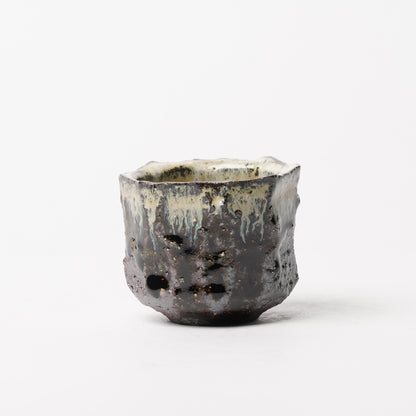 Nakagawa Jinenbogama Chosen-Karatsu Wood fired Guinomi Cup