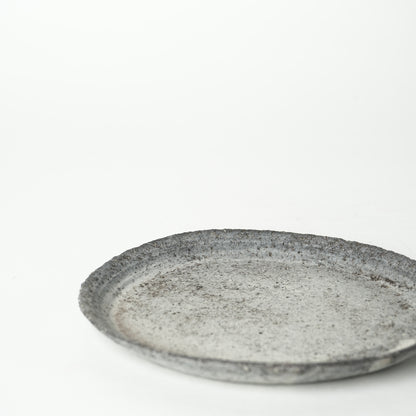 Akiko Yanagawa Rim Plate White S