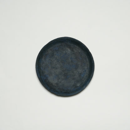 Akiko Yanagawa Rim Plate Blue S