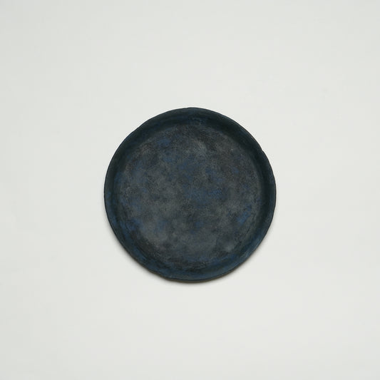 Akiko Yanagawa Rim Plate Blue S