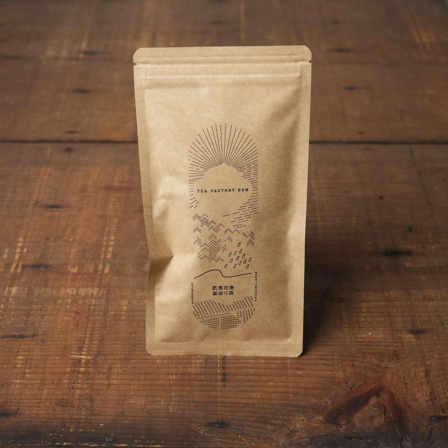 Hiroshima Zairai Kamairi-cha - Artisan Pan-Fired Green Tea with Oolong-Like Aroma by TEA FACTORY GEN 0.70 oz/20g
