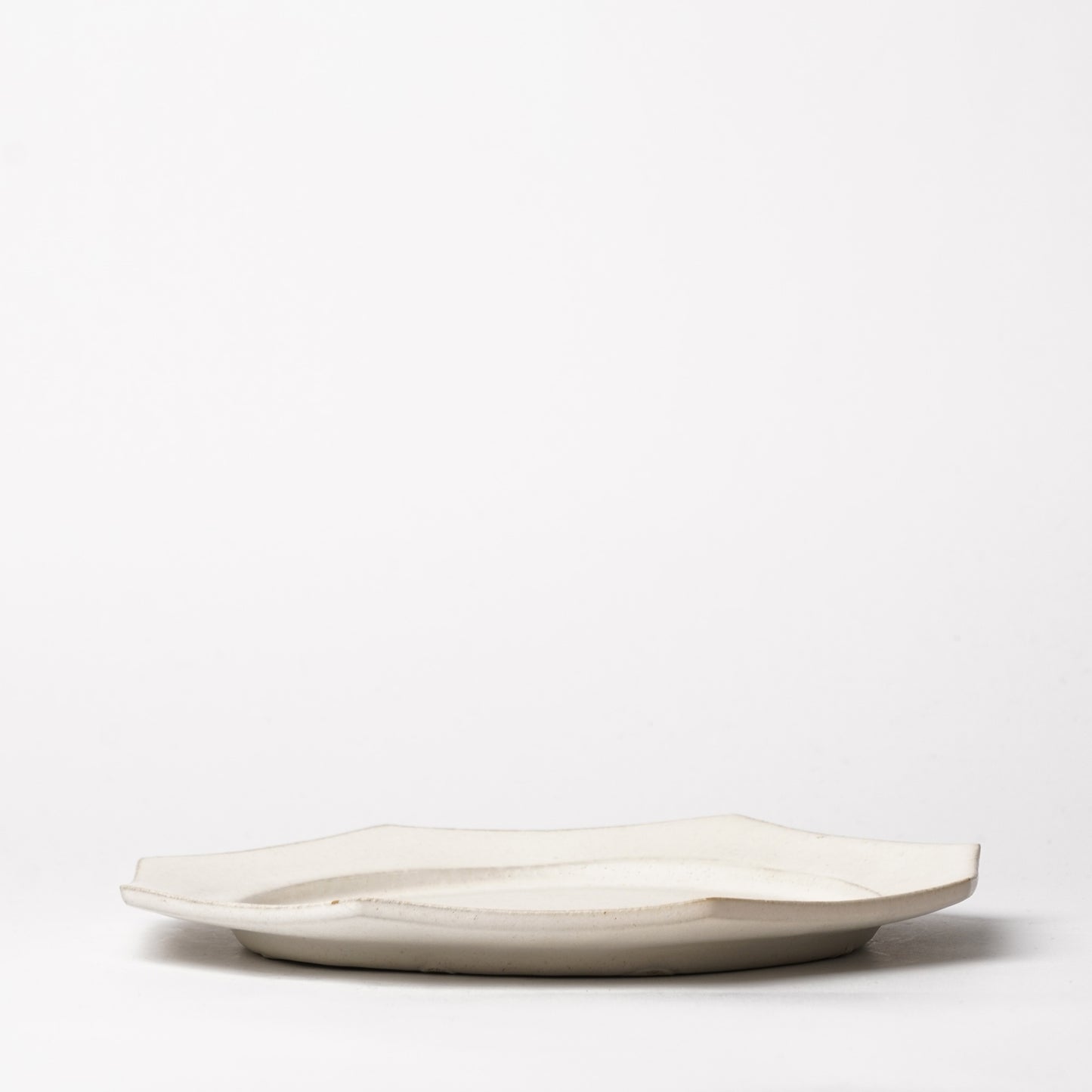 Yuta Tsukamoto Octagon Dinner Plate White