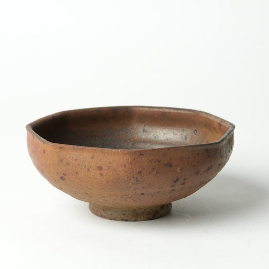 Keiji Tanaka Octagon Bowl Nanban Woodfired