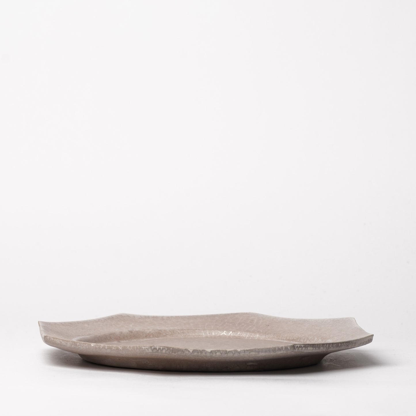 Yuta Tsukamoto Octagon Dinner Plate Soft Silver