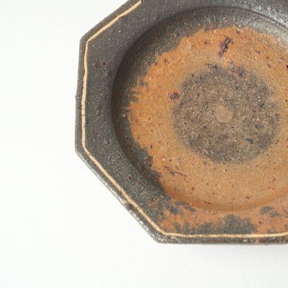 Keiji Tanaka Octagon Plate Nanban Woodfired