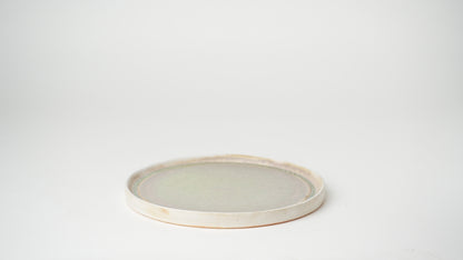 Yusuke Wakasa Round Plate Natural Ash Glaze