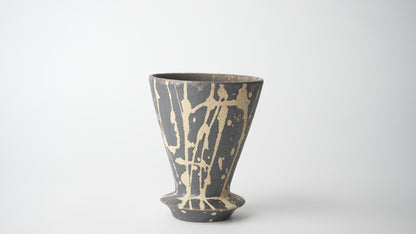 Nobuko Konno Large Goblet Cup Black
