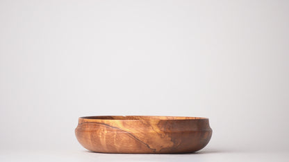 Yuzo Komada chestnut Shallow Bowl