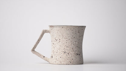 Yusuke Wakasa Coffee Mug White Sand with Platinum