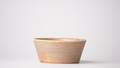 Hyouzangama Crackle Glaze Kairagi Flat Bowl