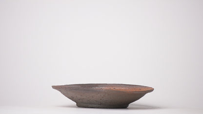 Shikamaru Takeshita Plate Nanban Yakishime Wood Fired