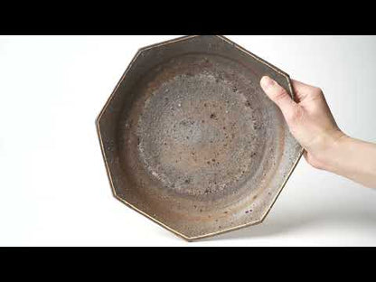 Keiji Tanaka Octagon Plate Nanban Woodfired