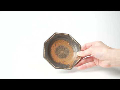 Keiji Tanaka Octagon Plate Nanban Woodfired