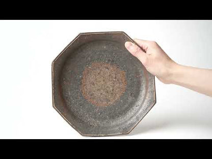 Keiji Tanaka Octagon Plate Nanban Woodfired