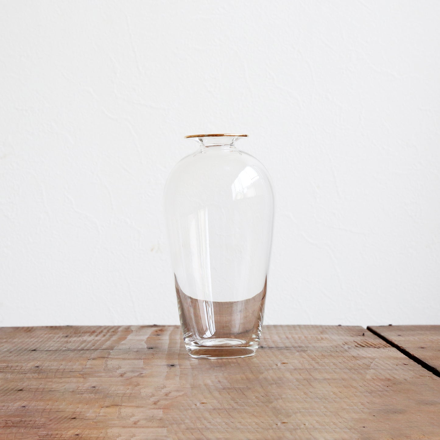 Taiga Oku handblown glass vase vessel