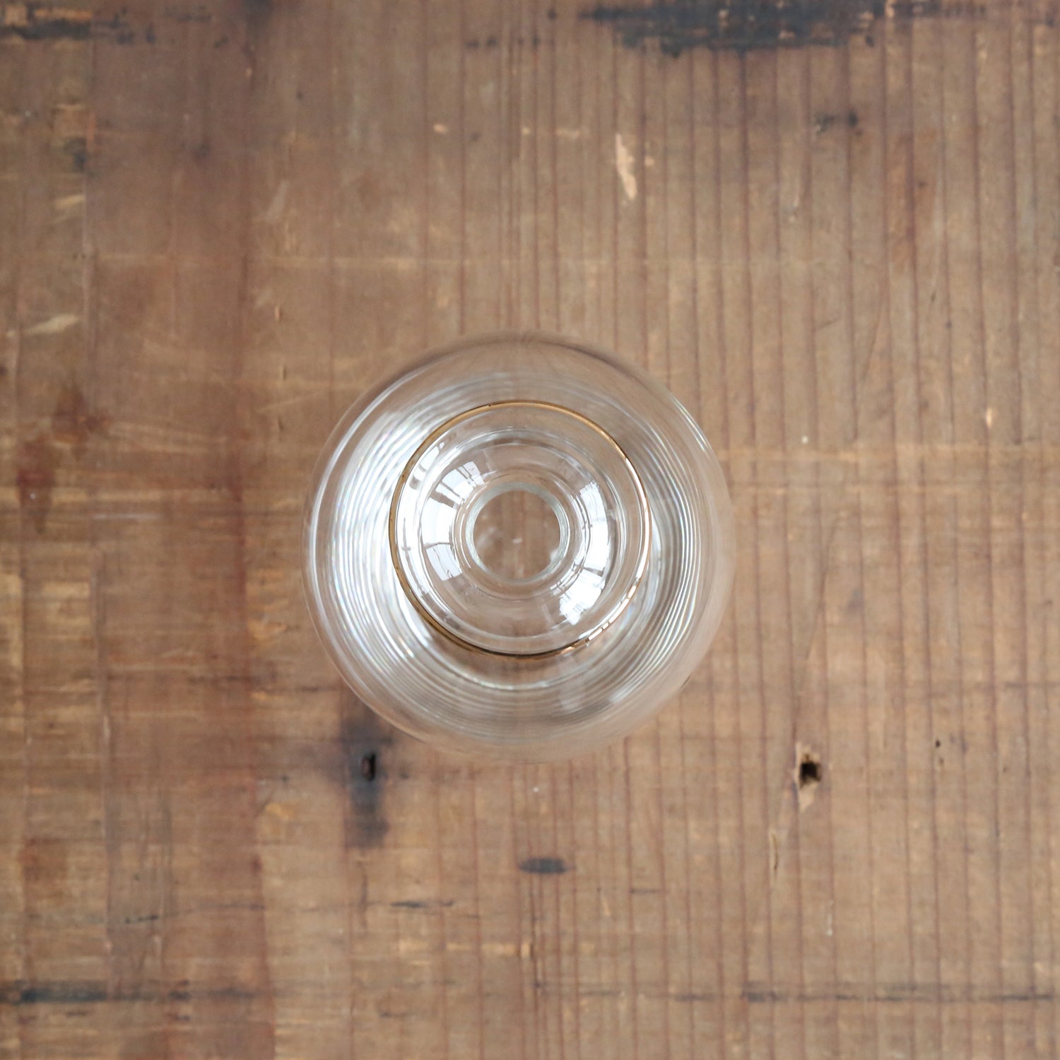 Taiga Oku handblown glass vase vessel