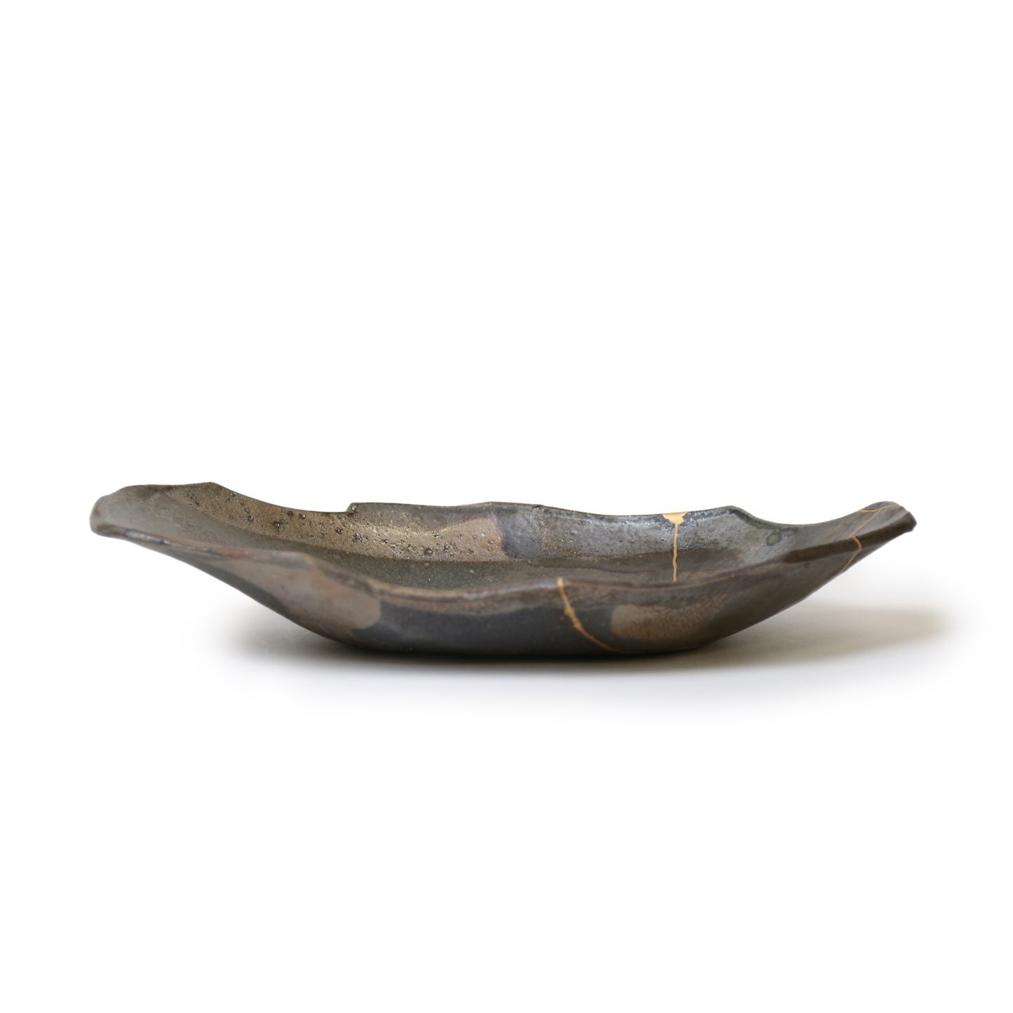 Toru Kikuchi KINTSUGI Oval Plate Large GOLD