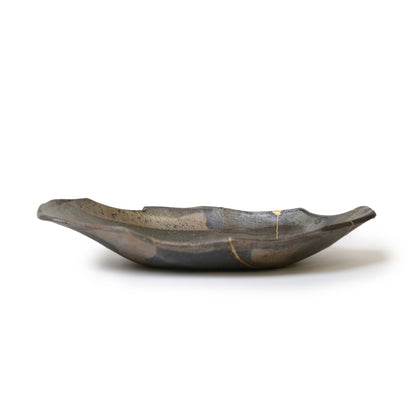 Toru Kikuchi KINTSUGI Oval Plate Large GOLD