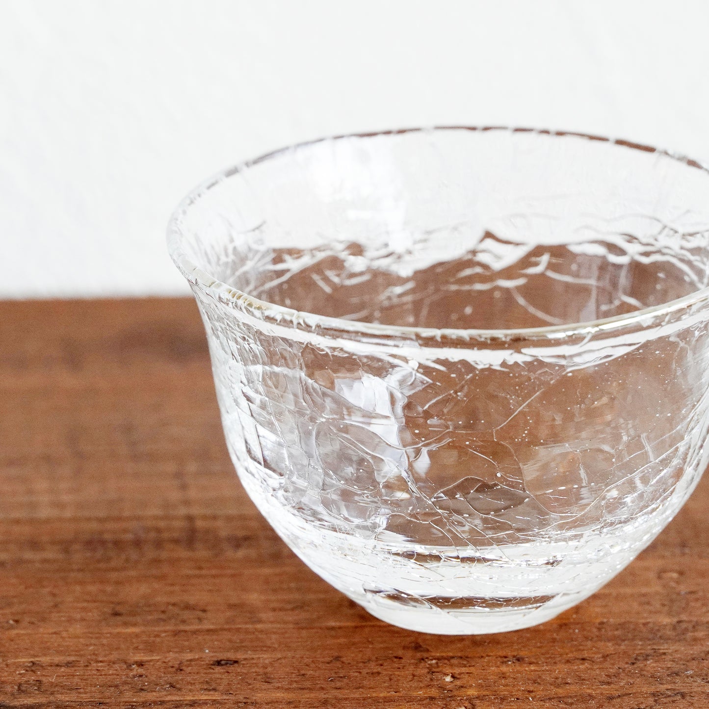 Daisaku Hashimura Crack Glass Guinomi Sake Cup
