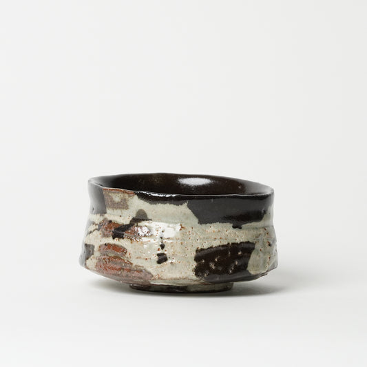 Junri Hamada Kuro Oribe Chawan Matcha Bowl