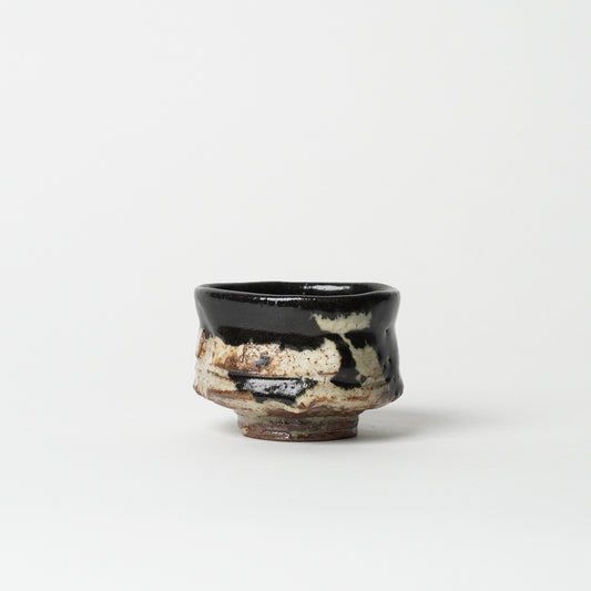 Junri Hamada Kuro Oribe Guinomi Sake Cup