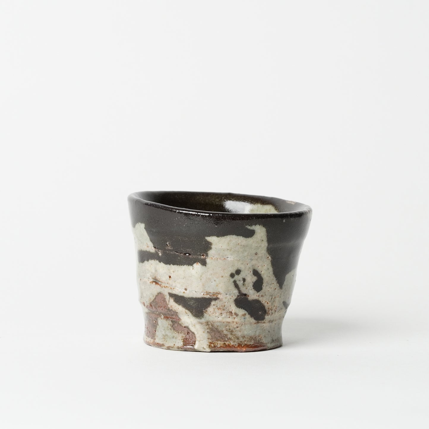 Junri Hamada Kuro Oribe Soba Choko Yunomi