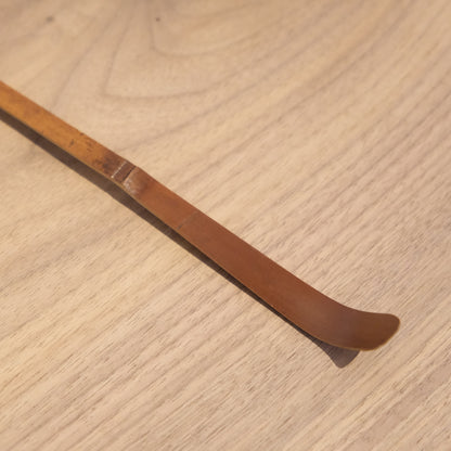 Chikumeido Tea Scoop Chashaku Bamboo Black
