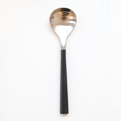 Sori Yanagi Black Wood Soup Spoon