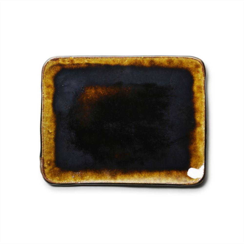Kei Kawachi Rectangle Plate Amber