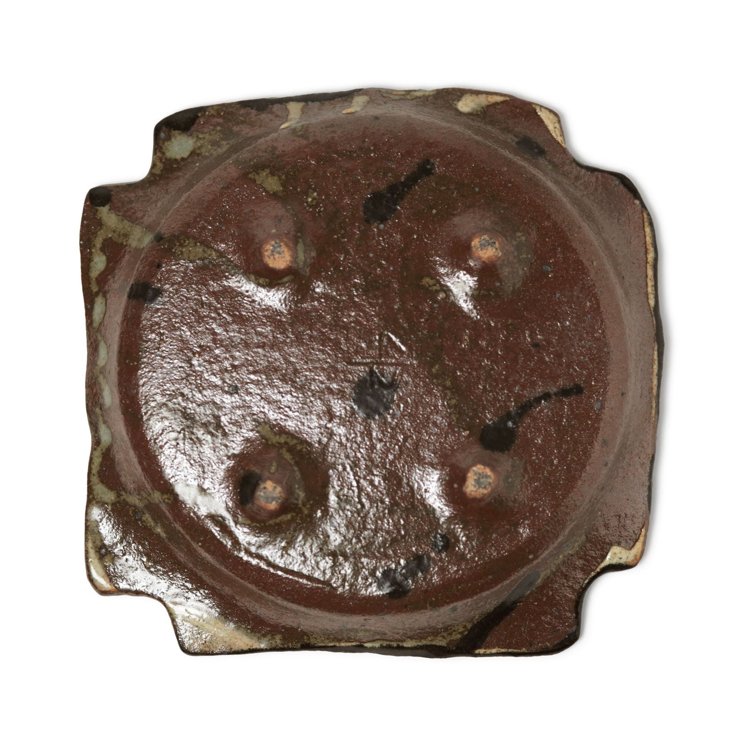 Junri Hamada Kuro Oribe Rectangle Plate