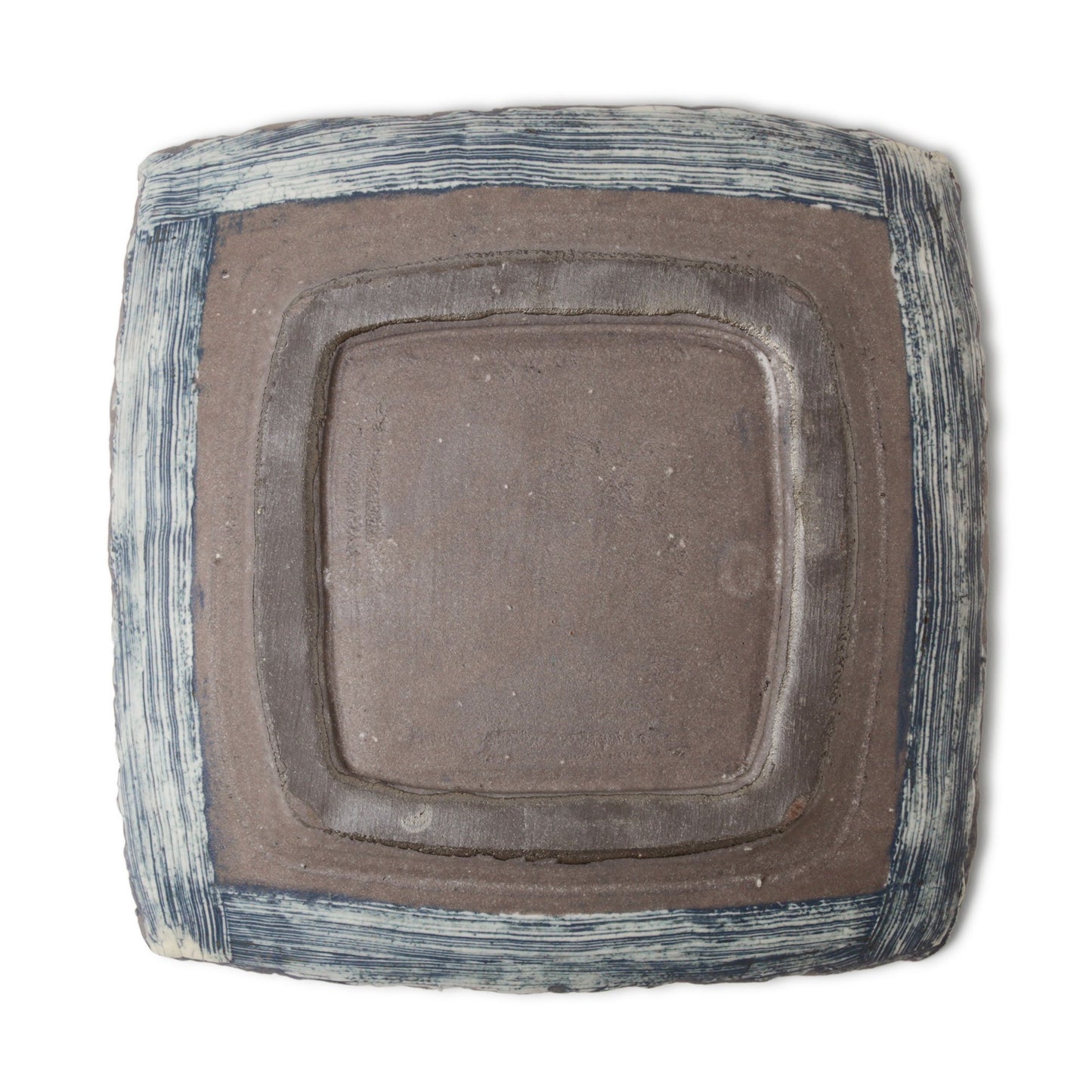 Cocochiya Hakeme Indigo Rectangle Plate Large