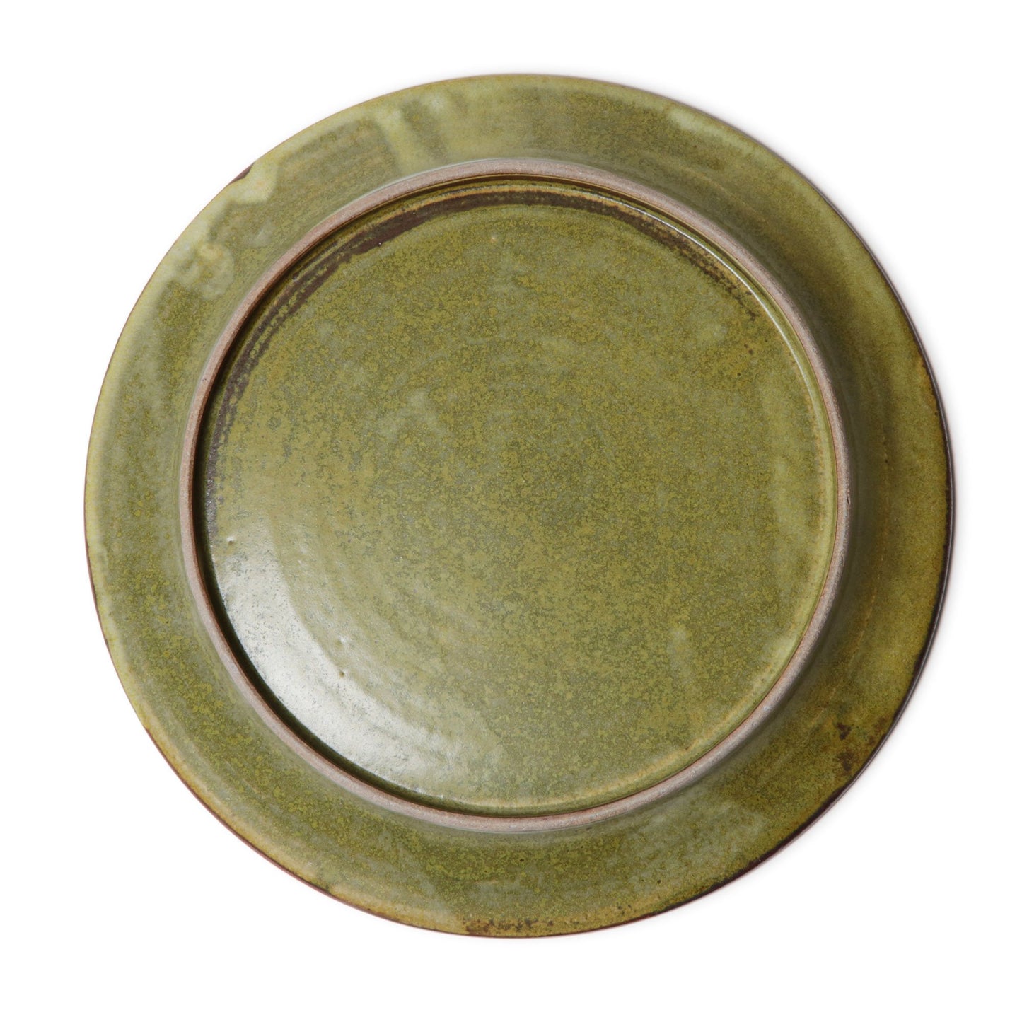 Keiko Nakamura  Round Plate Large Green