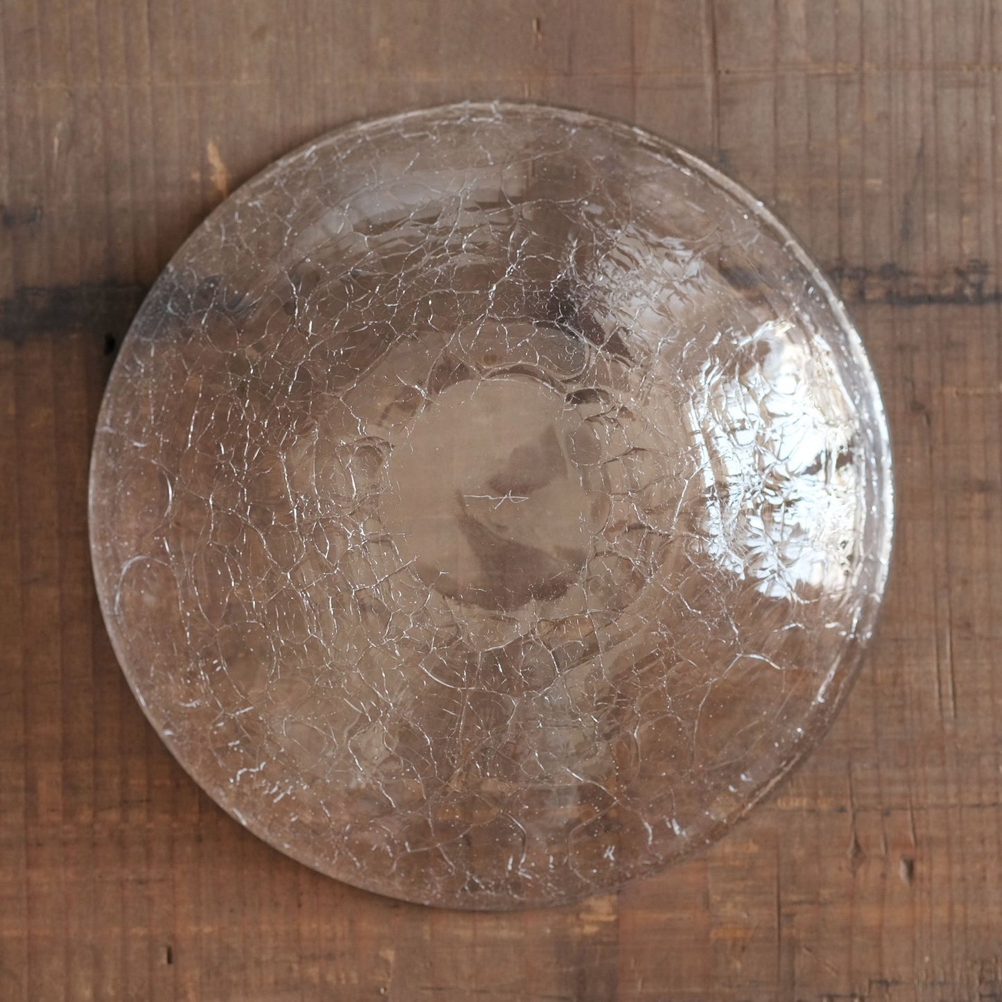 Daisaku Hashimura Crack Glass Shallow Bowl