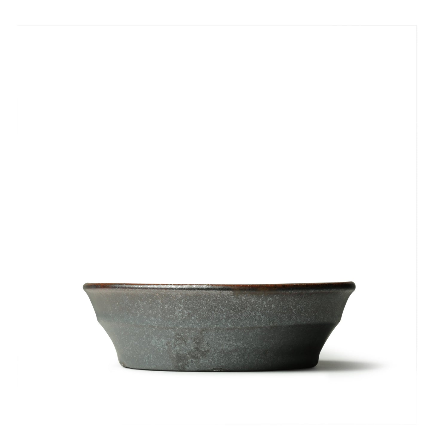 Kei Kawachi  Large Trapezoidal Bowl Black Amber