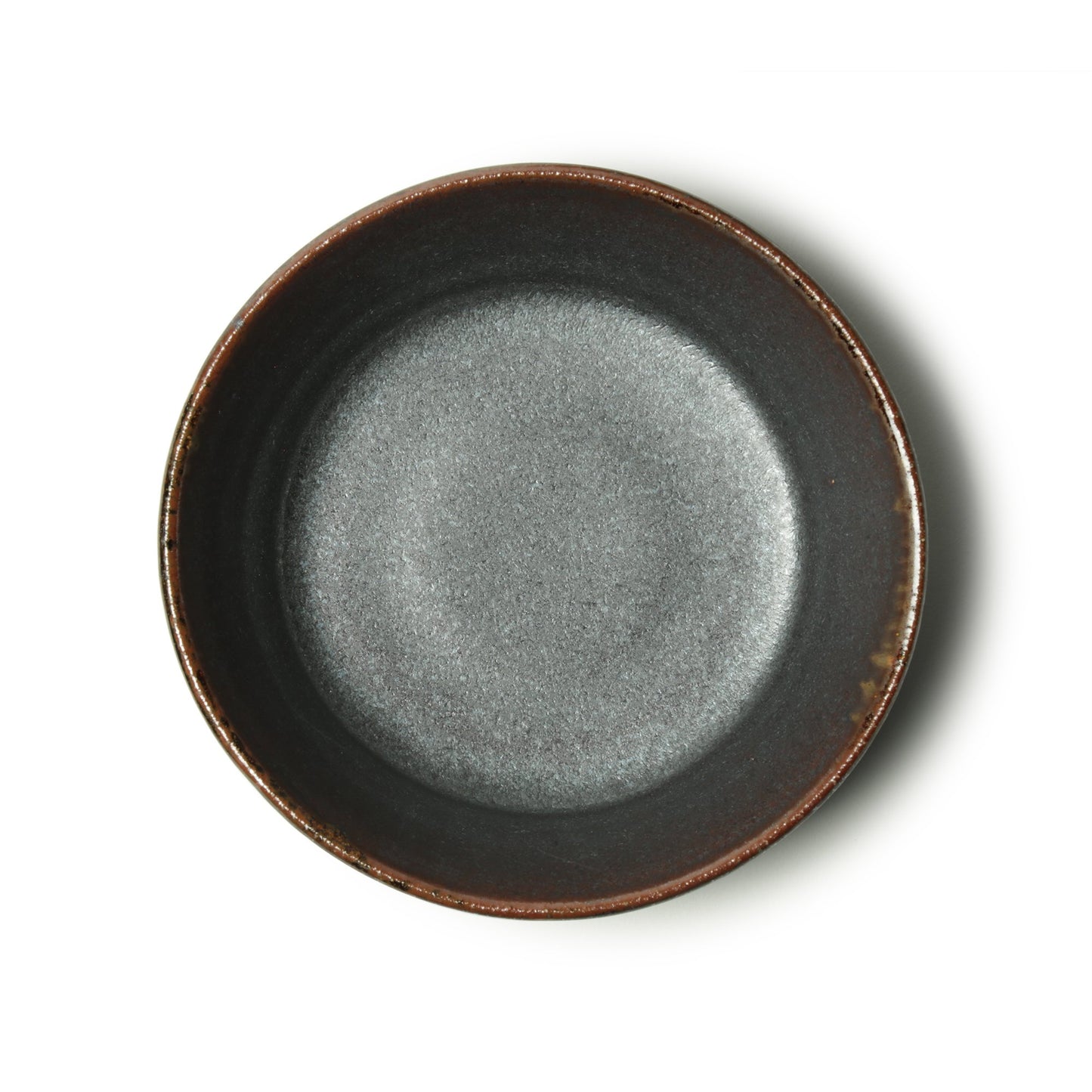 Kei Kawachi  Large Trapezoidal Bowl Black Amber
