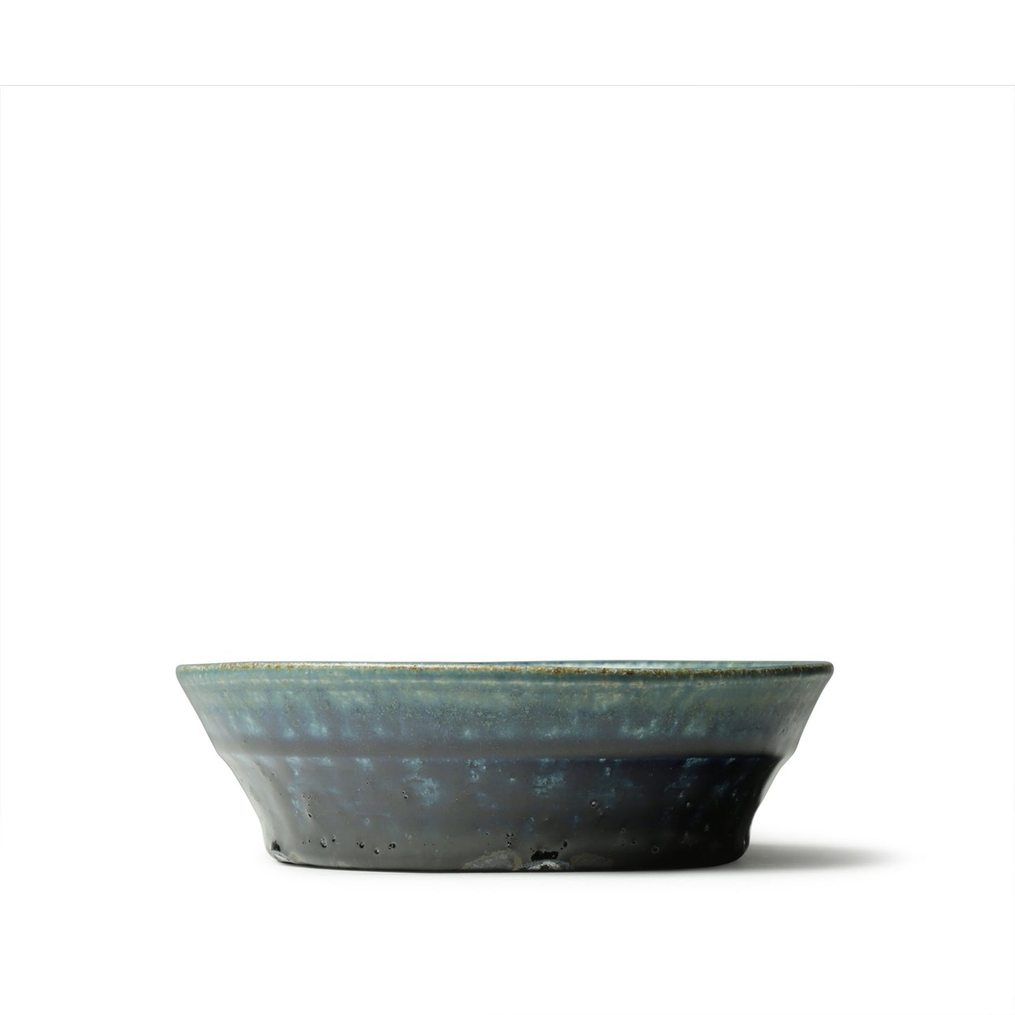 Kei Kawachi  Large Trapezoidal Bowl Blue