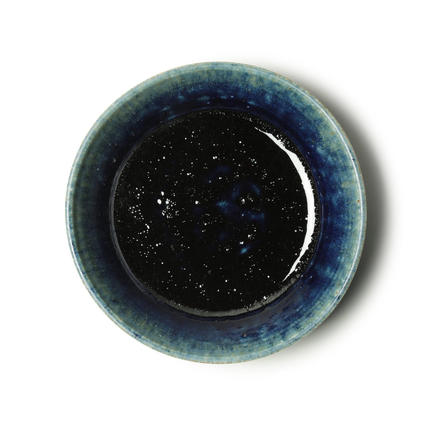 Kei Kawachi  Large Trapezoidal Bowl Blue