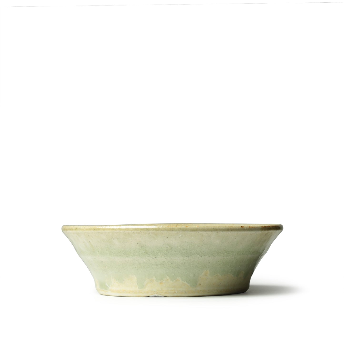 Kei Kawachi  Large Trapezoidal Bowl Ash Glaze