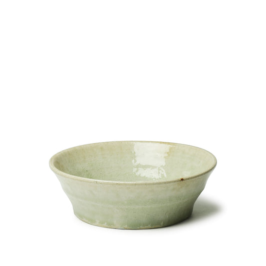 Kei Kawachi  Large Trapezoidal Bowl Ash Glaze